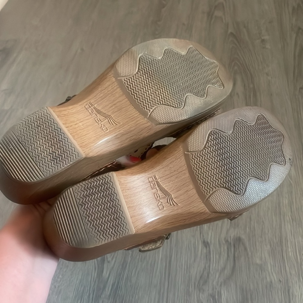Dansko Saphire Brown Leather Sandals Size 39 US 8.5/9 - Picture 10 of 11